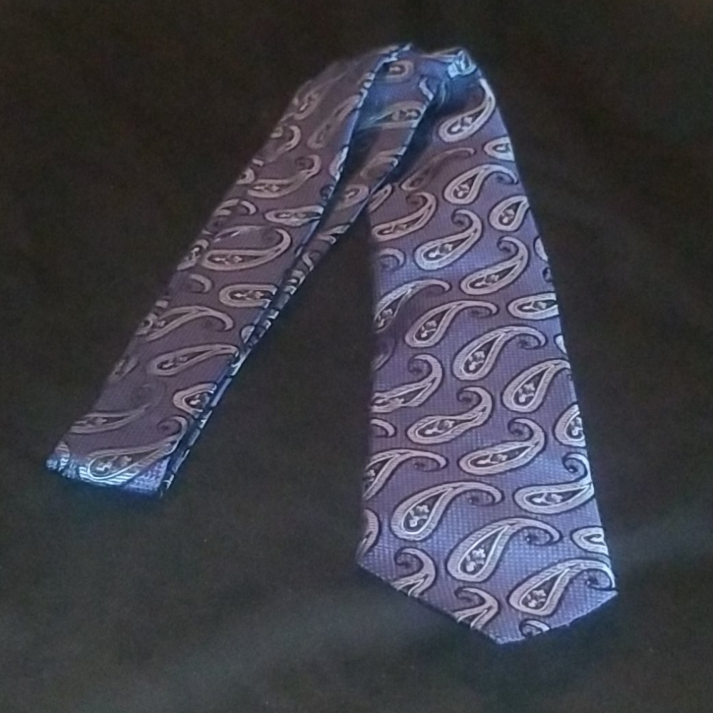 Ted Baker Mens Silk Blue Tie